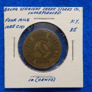 Kentucky Coal Scrip Token - Belva Straight Creek Coal