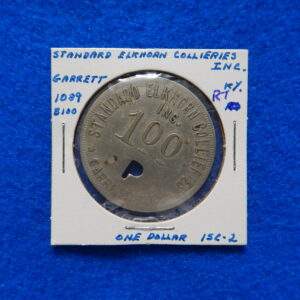 Kentucky Coal Scrip Token $1 - Standard Elkhorn Collieries