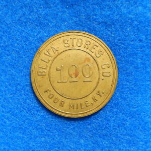 Kentucky $1 Coal Scrip Token - Belva Stores Company