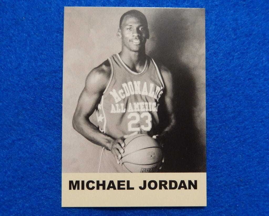 1990 michael jordan baseball card