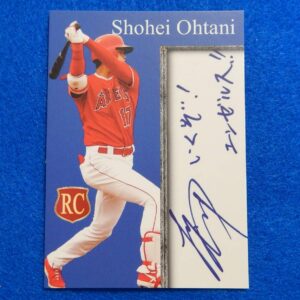 SHOHEI OHTANI Inkredible Ink Rookie Card with Fascimile Autograph