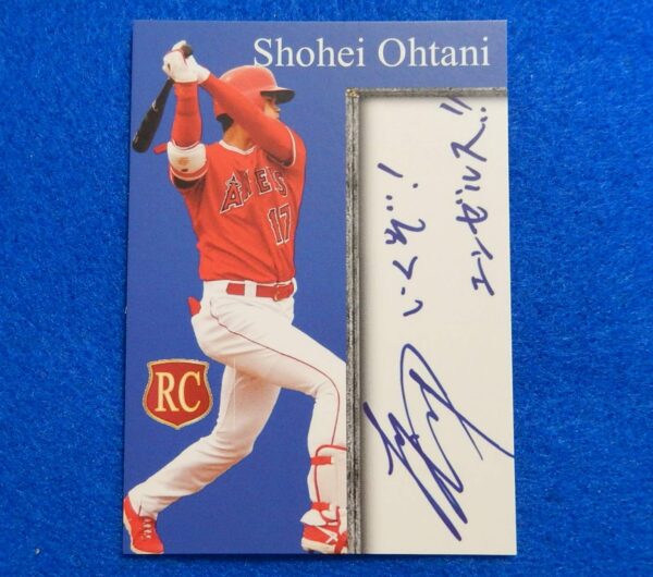 SHOHEI OHTANI Inkredible Ink Rookie Card with Fascimile Autograph