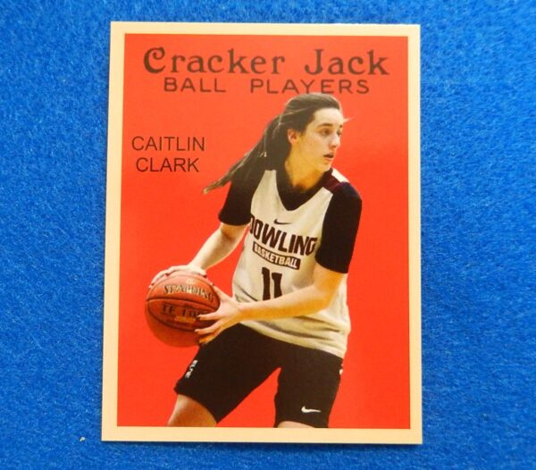 Caitlin Clark Cracker Jack 2024 High School Basketball Card