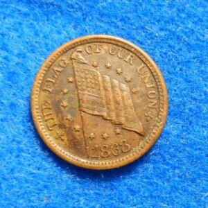 1863 Civil War Token - Shoot Him on the Spot