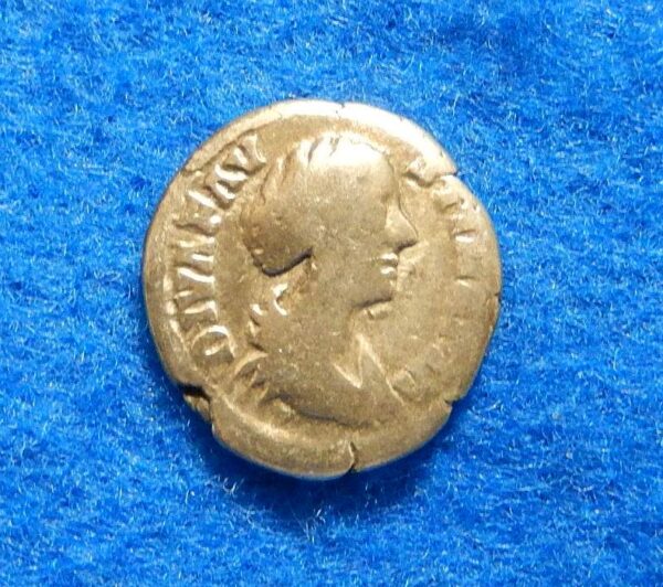 Faustina Jr. Roman Empire Ancient Silver Coin