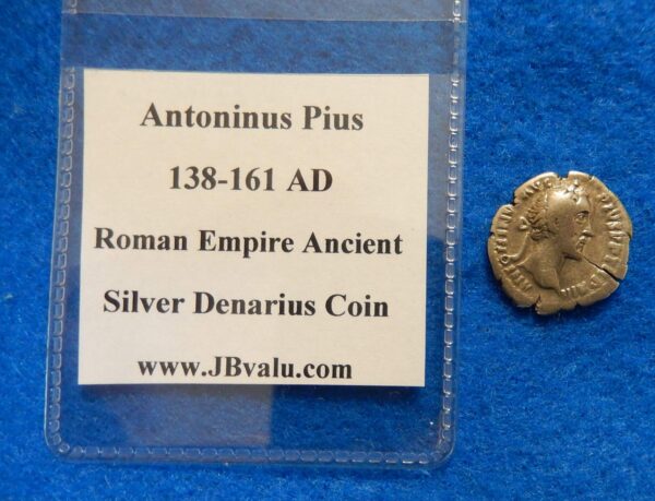 Antoninus Pius Roman Empire Ancient Silver Coin