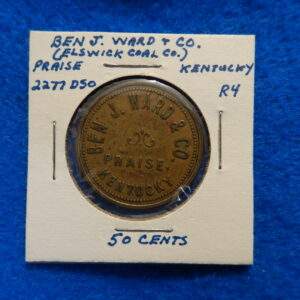 Kentucky Coal Scrip Token $.50 - Ben J. Ward