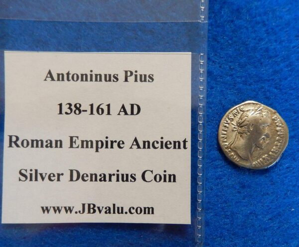 Antoninus Pius Roman Empire Ancient Silver Coin