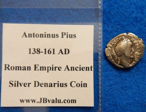 Antoninus Pius Roman Empire Ancient Silver Coin