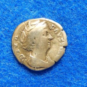 Faustina Diva Roman Empire Ancient Silver Coin