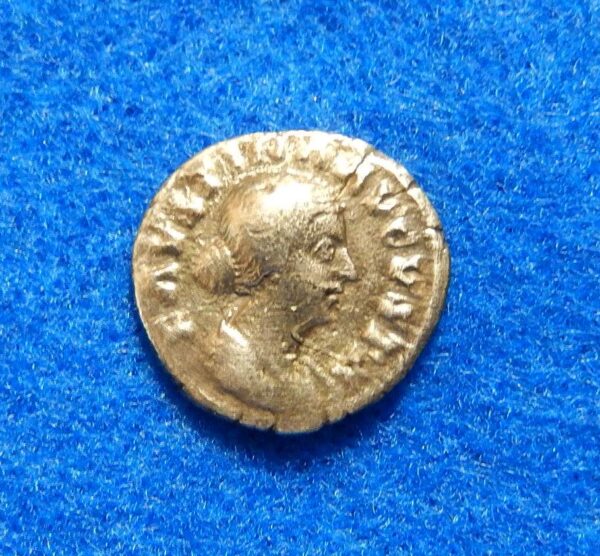 Faustina Jr. Roman Empire Ancient Silver Coin