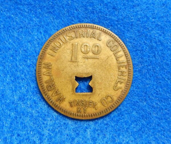 Kentucky Coal Scrip Token - HARLAN INDUSTRIAL COLLIERIES