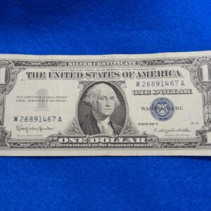 1957 Blue Seal Silver Certificate $1 Note