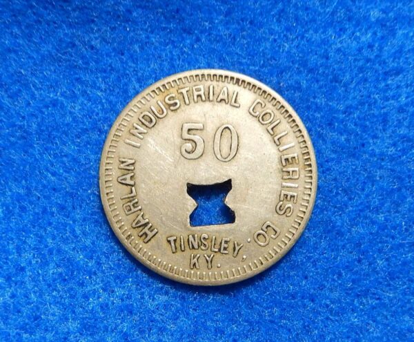 Kentucky Coal Scrip Token - HARLAN INDUSTRIAL COLLIERIES