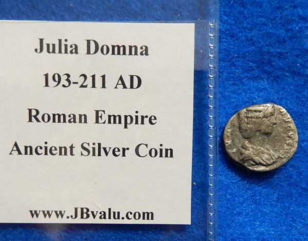 Julia Domna Roman Empire Ancient Silver Denarius Coin