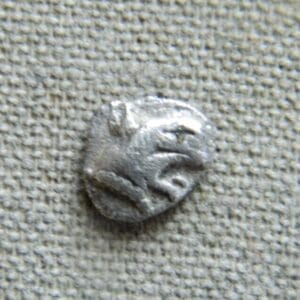 Ancient Greek Ionia, Teos.,Tetartemorion Silver Coin
