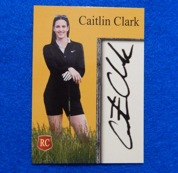 Caitlin Clark Inkredible Ink Golf Sports Card
