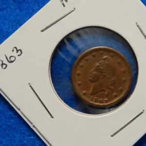 1863 Civil War ARMY & NAVY Patriotic Token