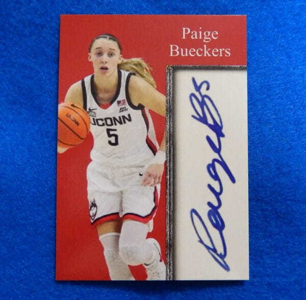 Paige Beuckers Inkredible Ink Rookie Basketball Card