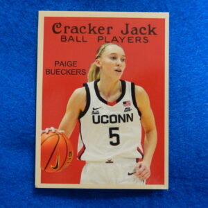 PAIGE BUECKERS UCONN Cracker Jack basketball card