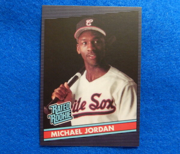 Michael Jordan White Sox Rookie Baseball Card