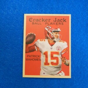 Patrick Mahomes Kansas City Chiefs Cracker Jack Card