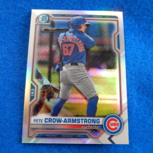 Pete Crow-Armstrong 2021 Bowman Chrome Rookie Card