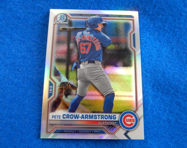 Pete Crow-Armstrong 2021 Bowman Chrome Rookie Card