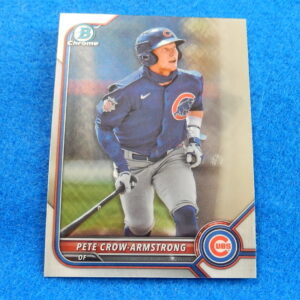 Pete Crow-Armstrong Bowman Chrome Rookie Card