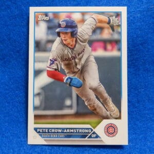 Pete Crow-Armstrong 2023 TOPPS Rookie Card
