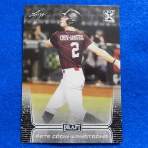 Pete Crow-Armstrong 2020 LEAF DRAFT Rookie Card