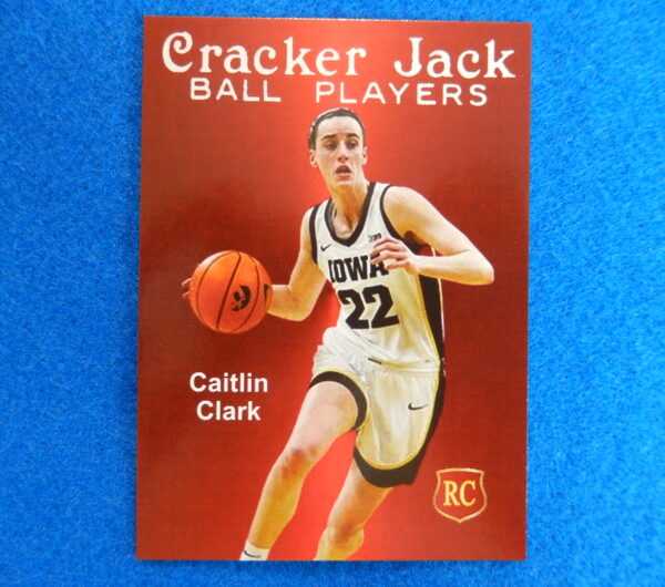 Caitlin Clark Cracker Jack 2024 Indiana Fever Basketball Card