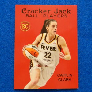 Caitlin Clark Cracker Jack 2024 Indiana Fever Basketball Card