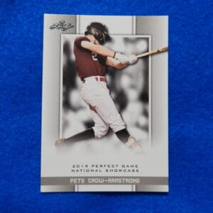PETE-CROW ARMSTRONG 2019 Leaf Perfect Game Showcase Rookie Card