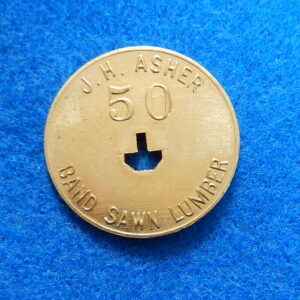 Kentucky Lumber Scrip Token - J.H. Asher