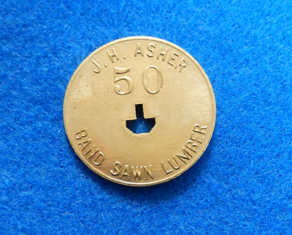 Kentucky Lumber Scrip Token - J.H. Asher