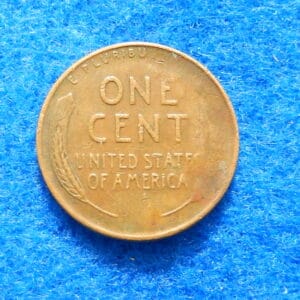 1947 Lincoln Wheat Cent Capped Die Error Coin