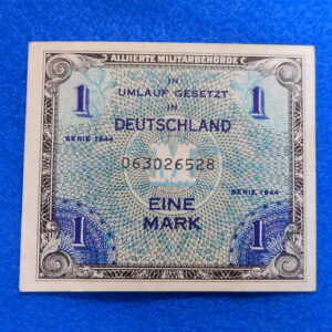 WW2 Allied Military Currency 1 Mark
