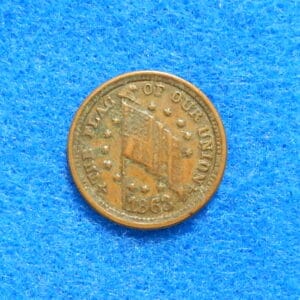 1863 Civil War Token - Shoot Him on the Spot