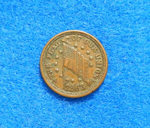 1863 Civil War Token - Shoot Him on the Spot