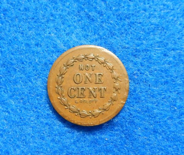 Civil War Token: TOLLNER & HAMMACHER New York
