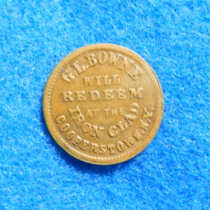 1860's Civil War Token - G.L Bowne/Bingham & Jarvis