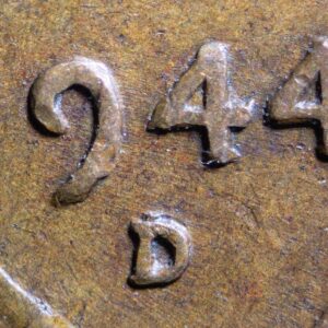 1944-D/D Lincoln Wheat Cent RPM Error Coin