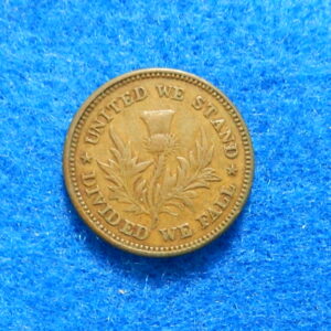 1860's Civil War Token - Drugs Dry Goods Groceries Hardware & Notions