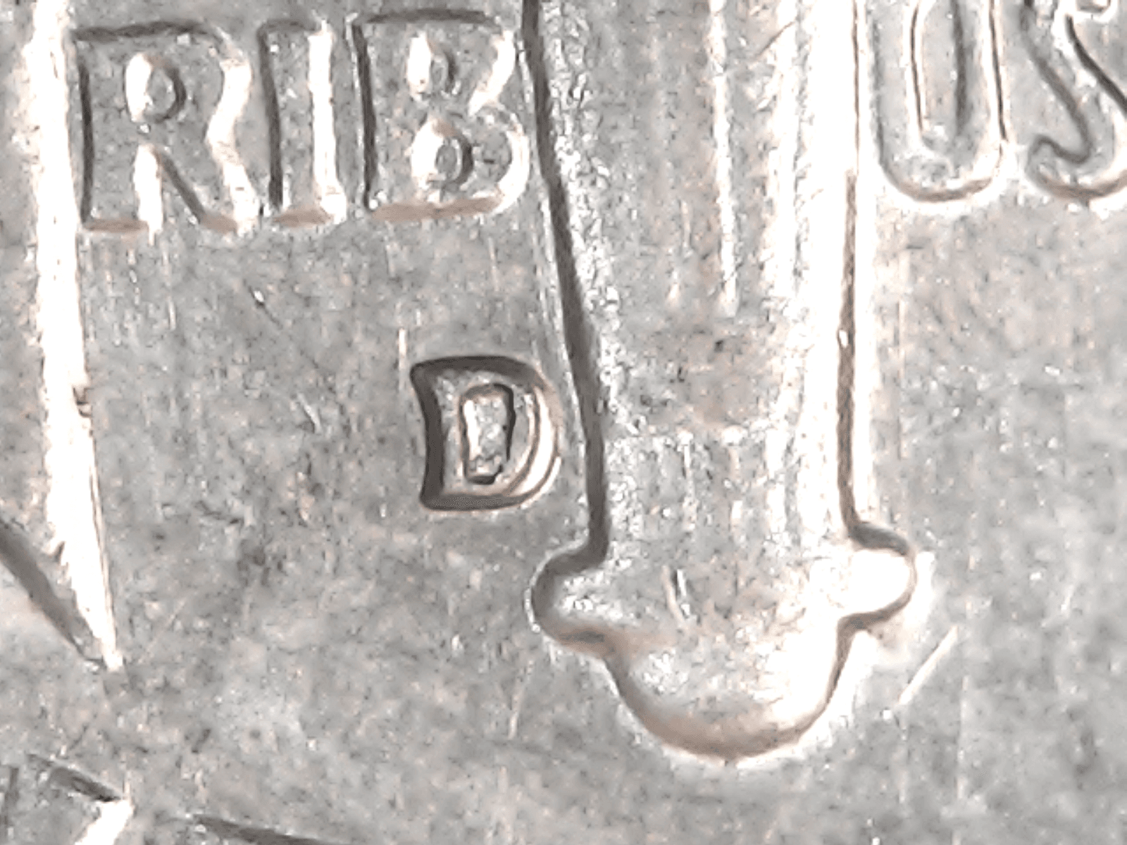 Error Dime: 1964D/D SILVER Roosevelt RPM Repunched Mint Mark