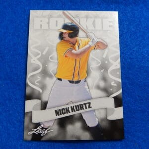 NICK KURTZ 2024 LEAF Prized Rookie Baseball Card