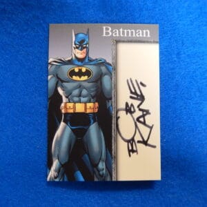 BATMAN Trading Card with Creator Bob Kane Facsimile Autograph