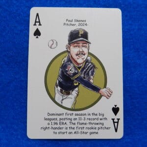 PAUL SKENES 2024 Hero Decks Baseball Ace of Spades Playing/Trading Card