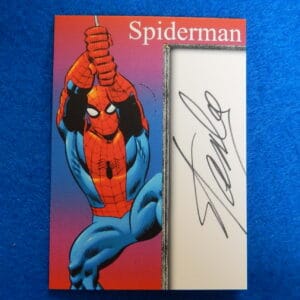 SPIDERMAN Trading Card with Creator Stan Lee Facsimile Autograph