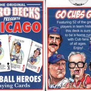 HERO DECKS Chicago Cubs Baseball Heroes Playing Cards 52 Factory Sealed Cards